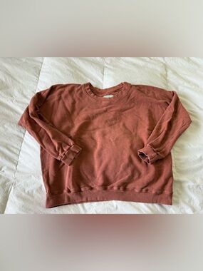 Aliya Wanek Tig sweatshirt rust